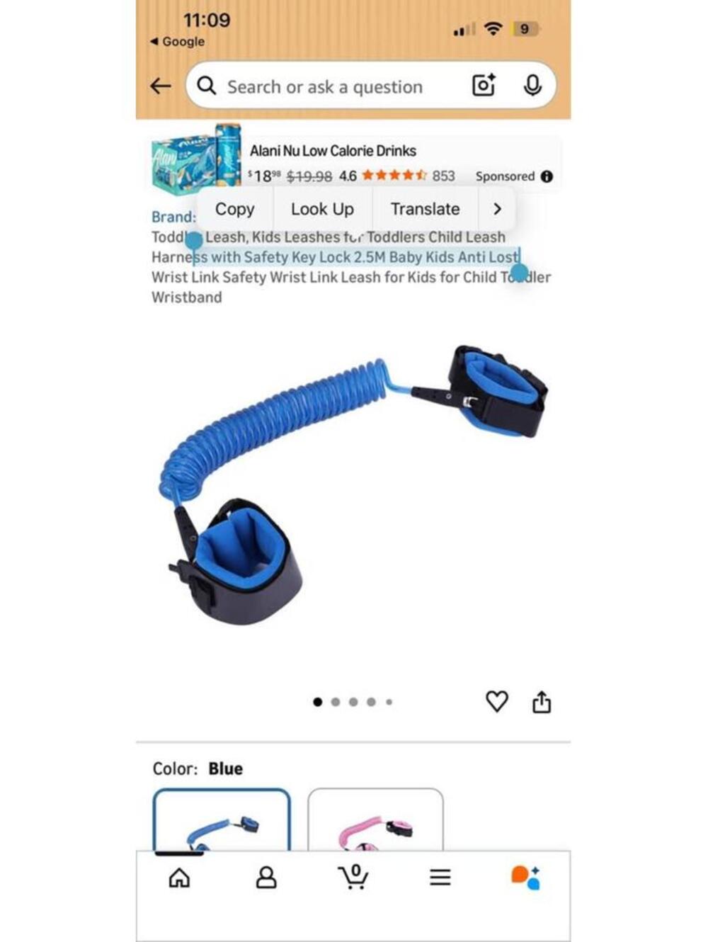 Toddler leash